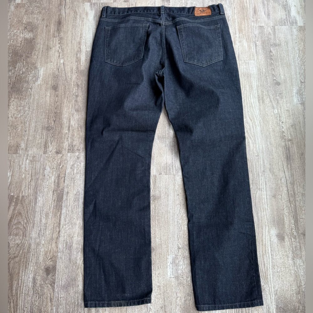 Flag & Anthem Men's Slim Fit Jeans in Black/Blue - Picture 9 of 9